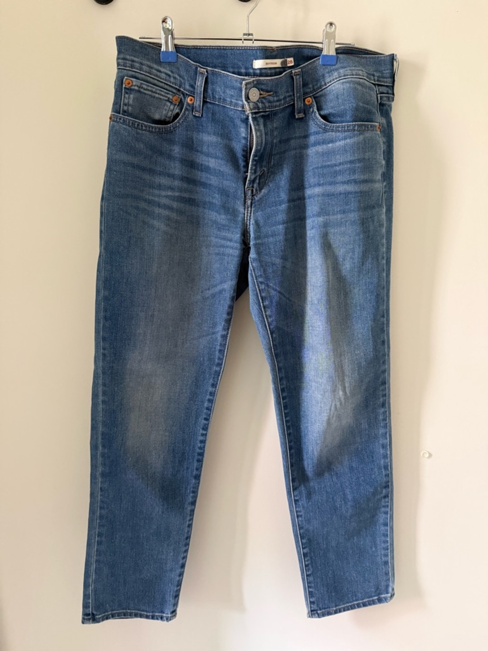 Levi’s Boyfriend Jeans, Medium Wash Size 28